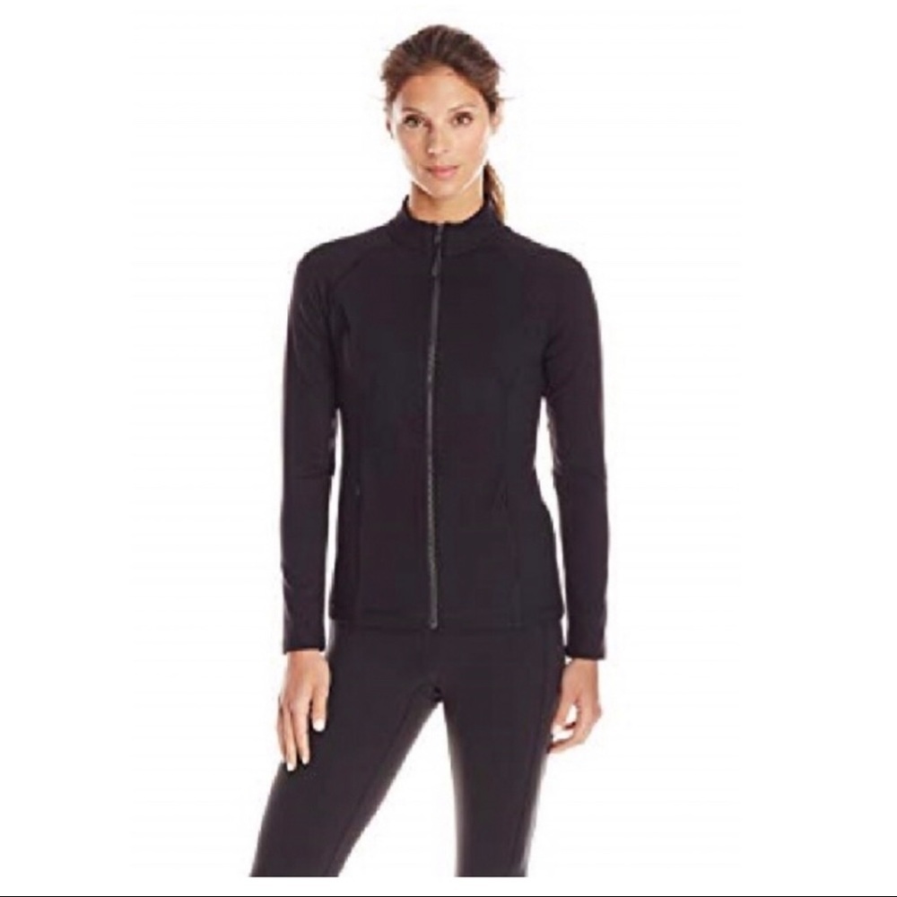 NYDJ Black Sport Zip Jacket